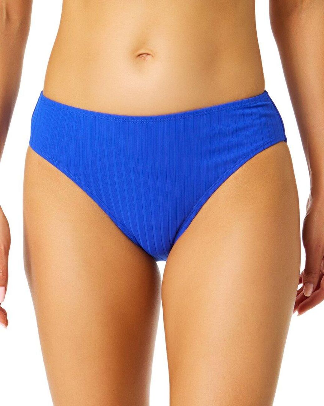 Anne Cole Blue Clean Midrise Bottom