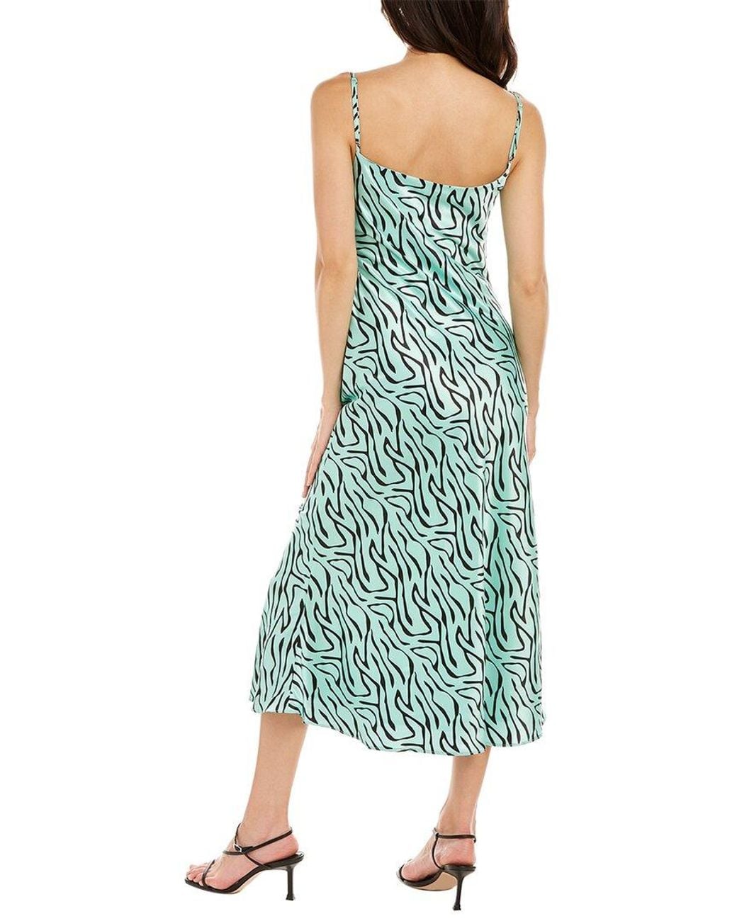 Olivia Rubin Green Lia Slip Dress