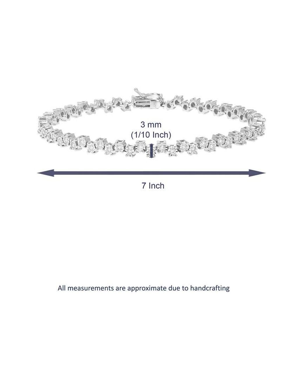 Amairah White 1.15 Ct. Tw. Lab-Grown Diamond Tennis Bracelet