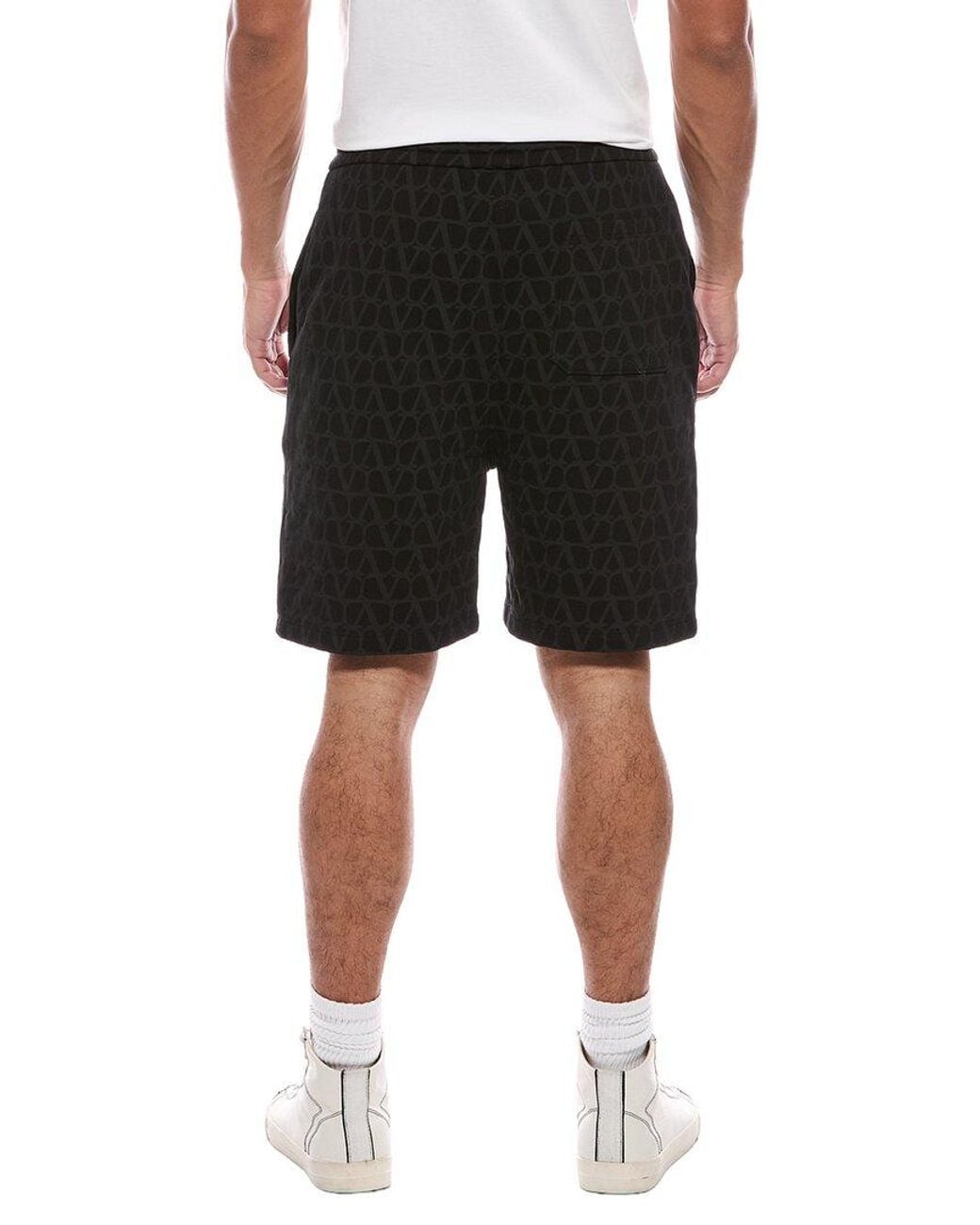 Valentino Black Jersey Bottom for men