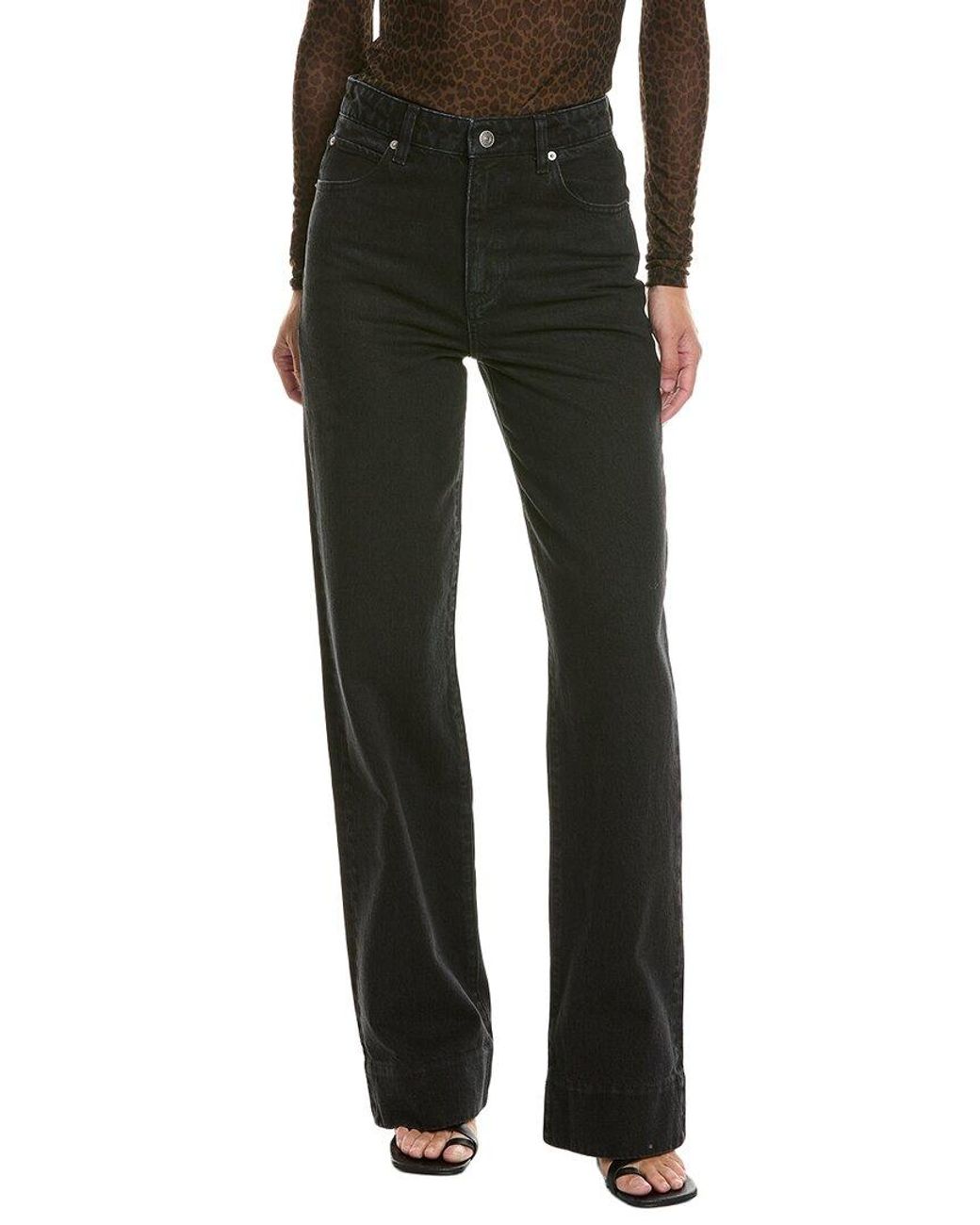 FRAME Black Sutro The Streamline Jean