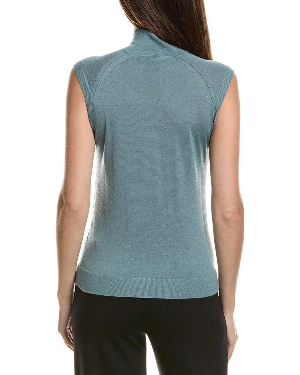 Boss Blue Fipini Wool Top