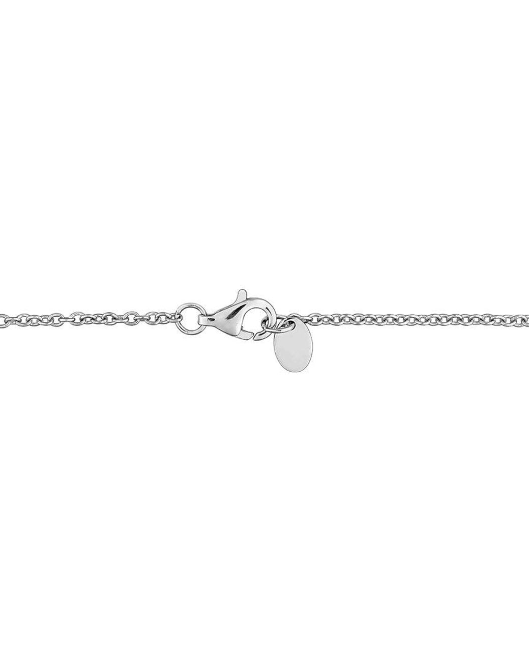 Rina Limor White 0.45 Ct. Tw. Created Sapphire Cable Chain Bracelet