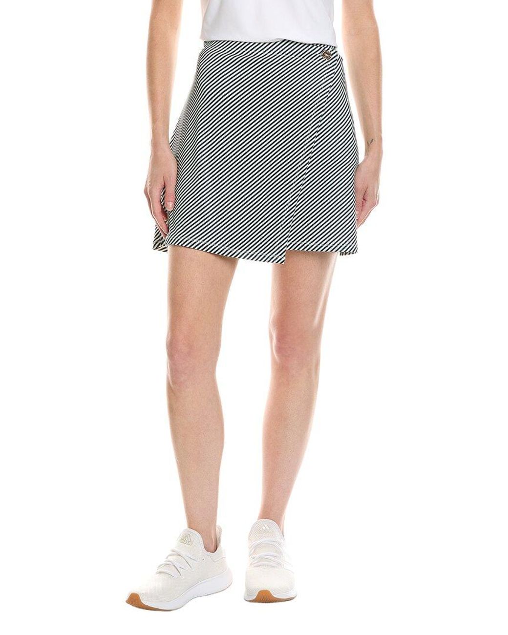 Stella Parker Gray Peggy Wrap Front Skort