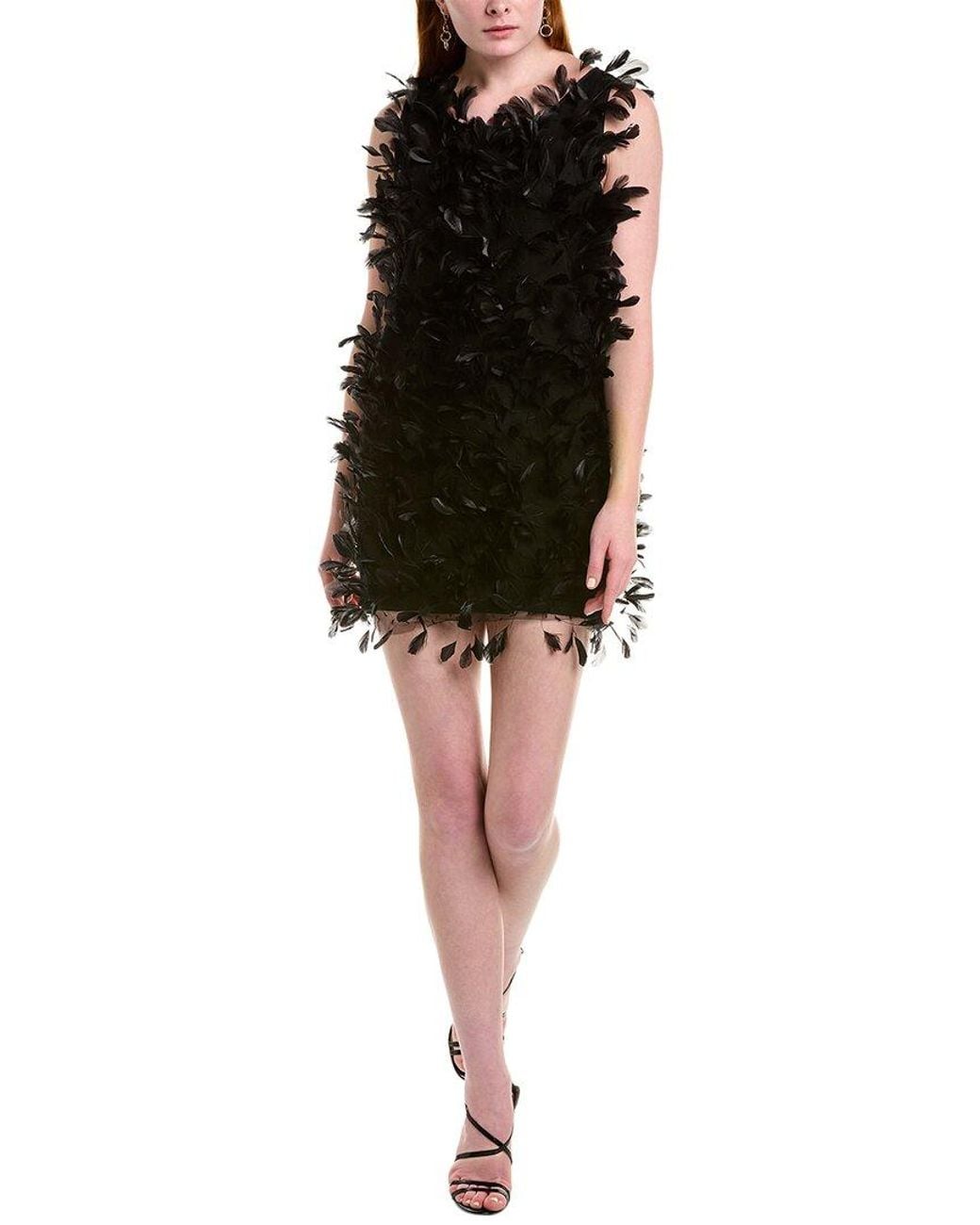 Max Mara Black Priamo Silk Shift Dress