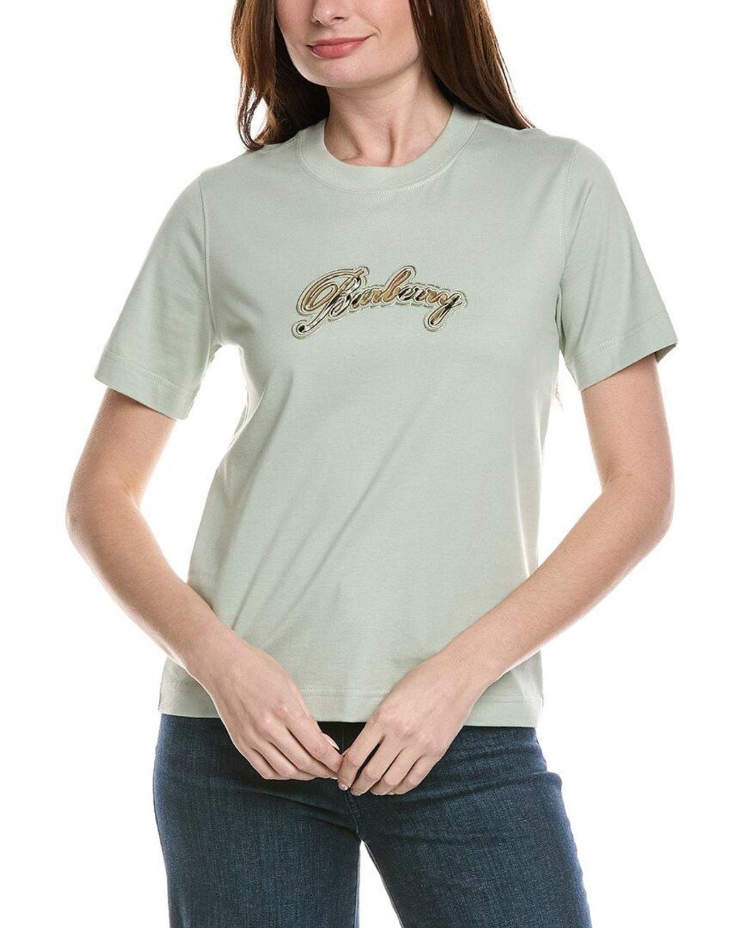 Burberry Gray Logo T-Shirt