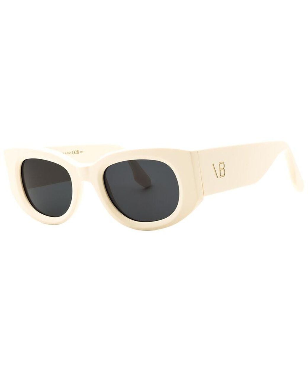 Victoria Beckham White Vb654S 50Mm Sunglasses