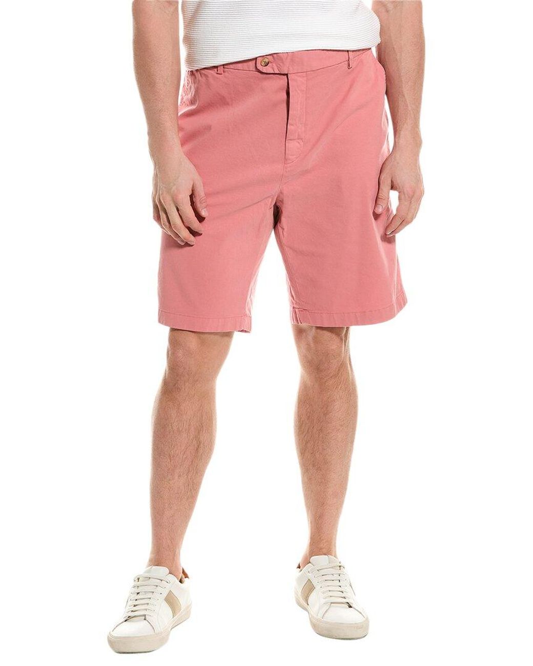J.McLaughlin Pink Solid Oliver Short for men