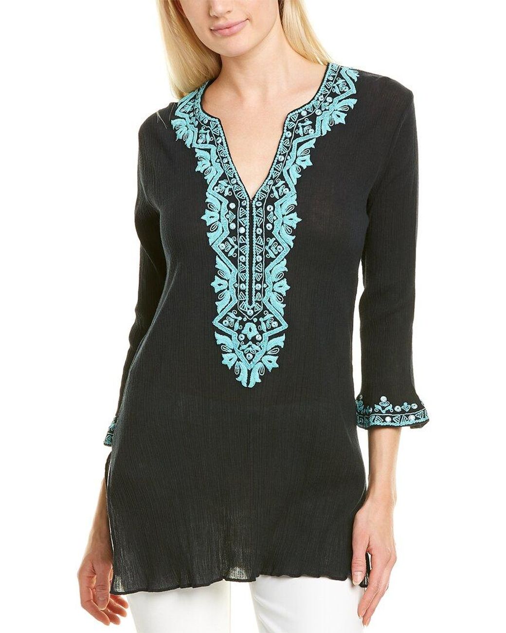 Sulu Collection Joy Tunic in Black - Save 3% - Lyst