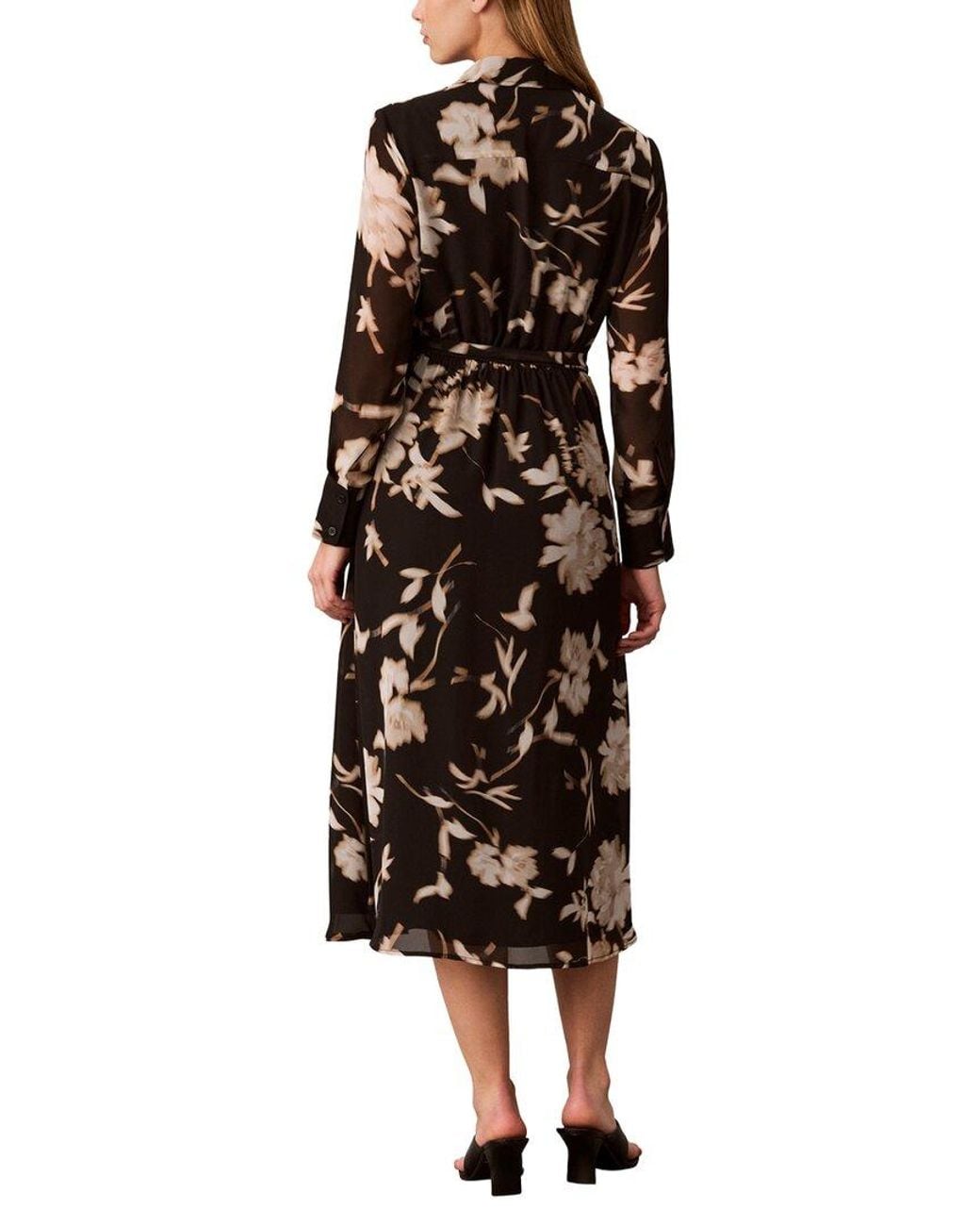 Calvin Klein Black Shirtdress