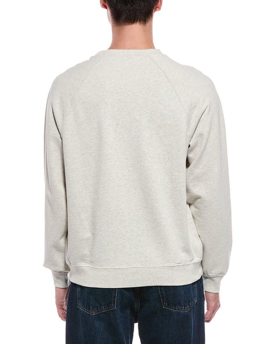 Madewell Gray Crewneck Loopback Terry Sweatshirt for men