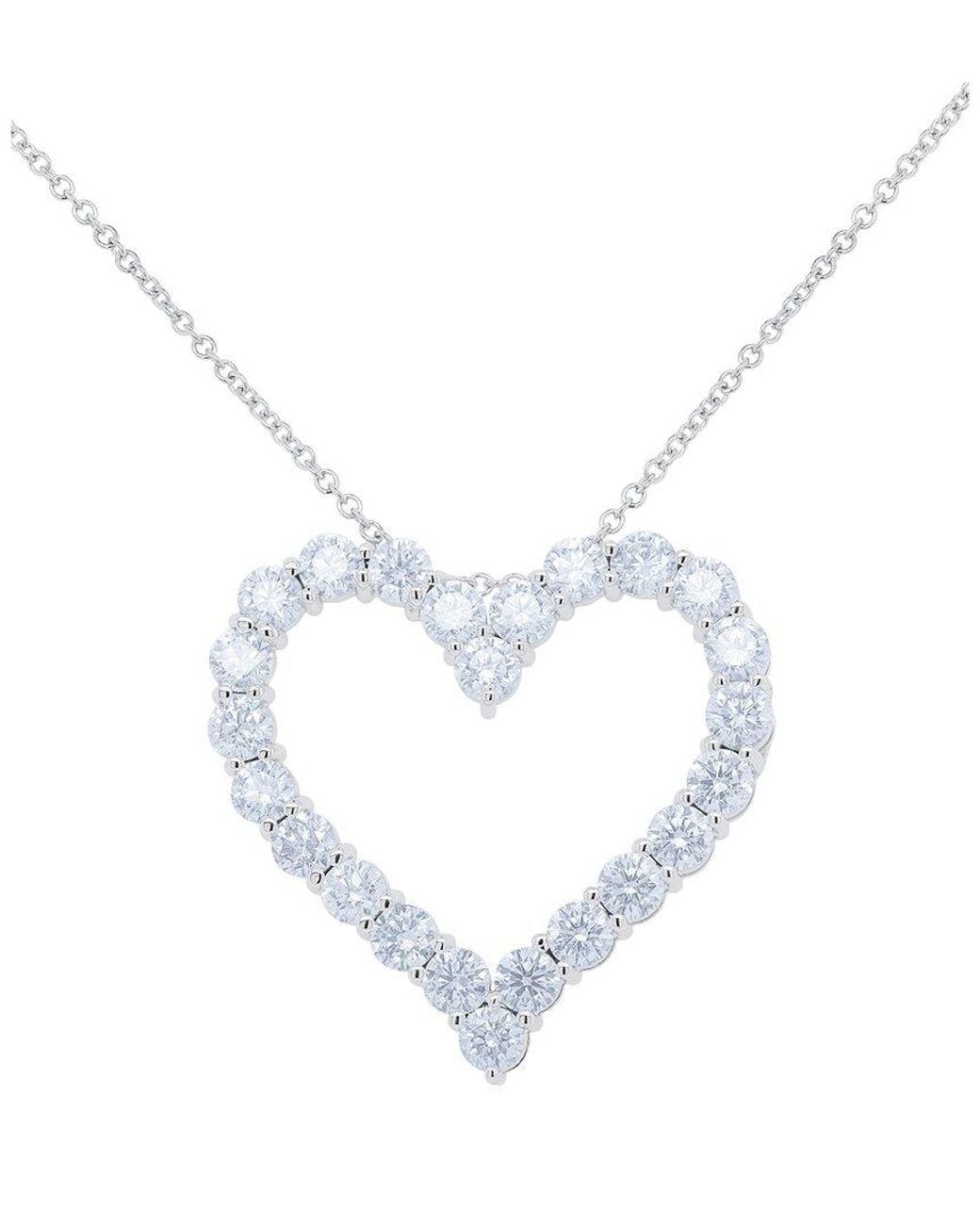 Diana M White Fine Jewelry 18k 6.05 Ct. Tw. Diamond Necklace