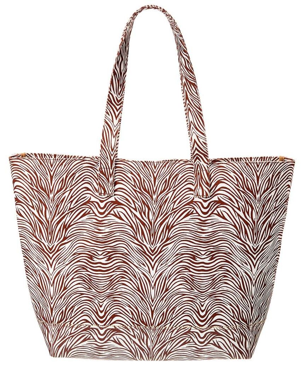 Hobo International Pink Detour Large Canvas Shopper Tote