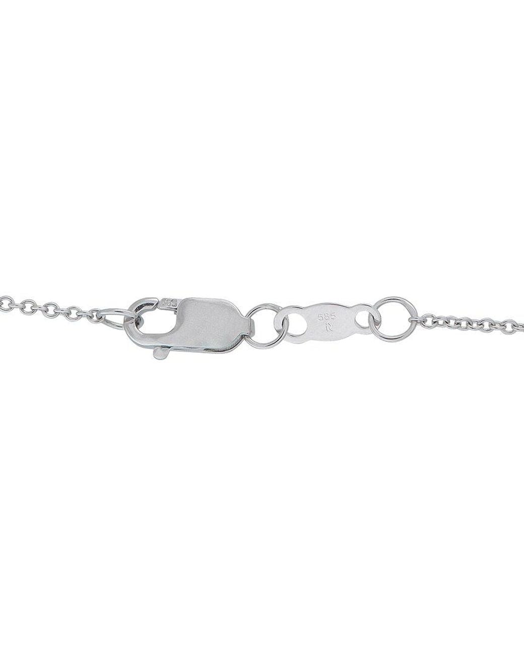 Diamond Select Cuts Metallic 14K 0.50 Ct. Tw. Diamond Necklace