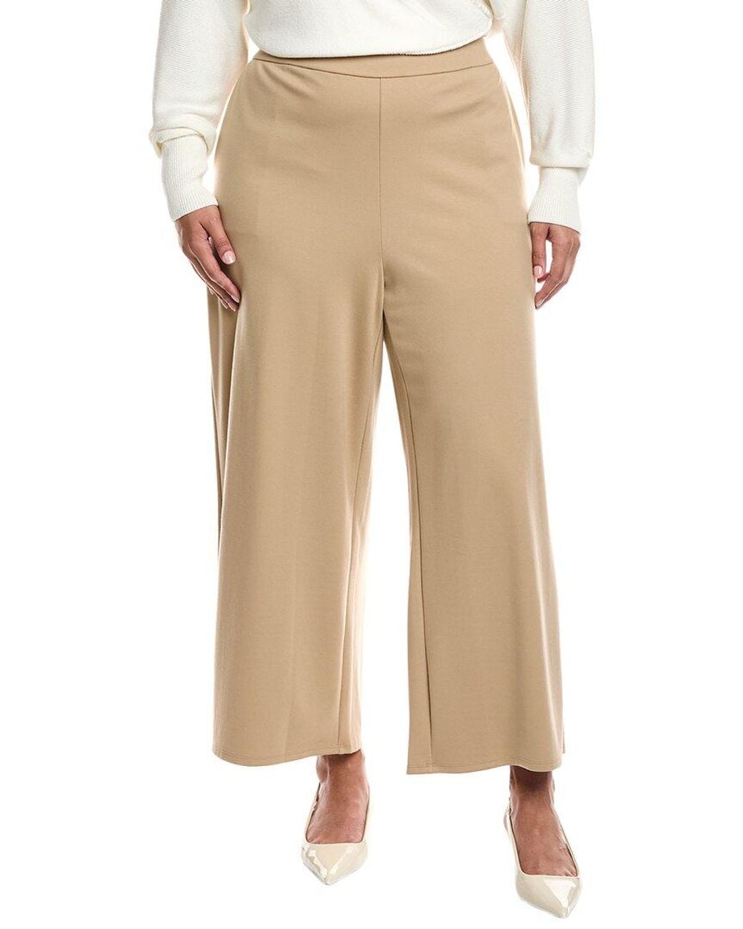 Eileen Fisher Natural Plus Wide Ankle Pant