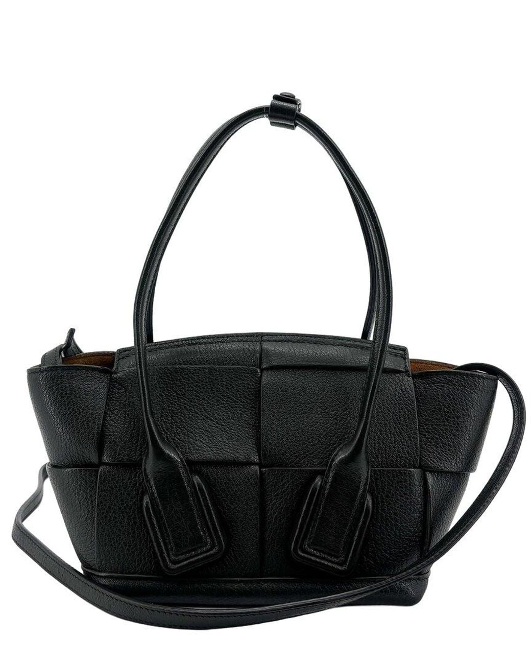 Bottega Veneta Black Calfskin Candy Arco Tote (Authentic Pre-Loved)