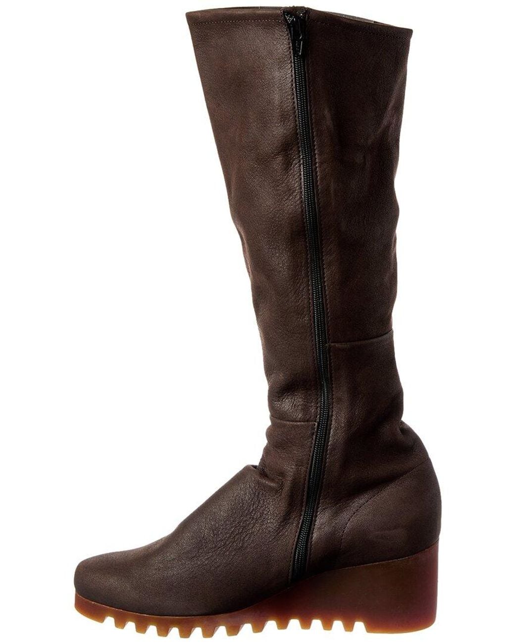 Arche Brown Larata Leather Knee-High Boot