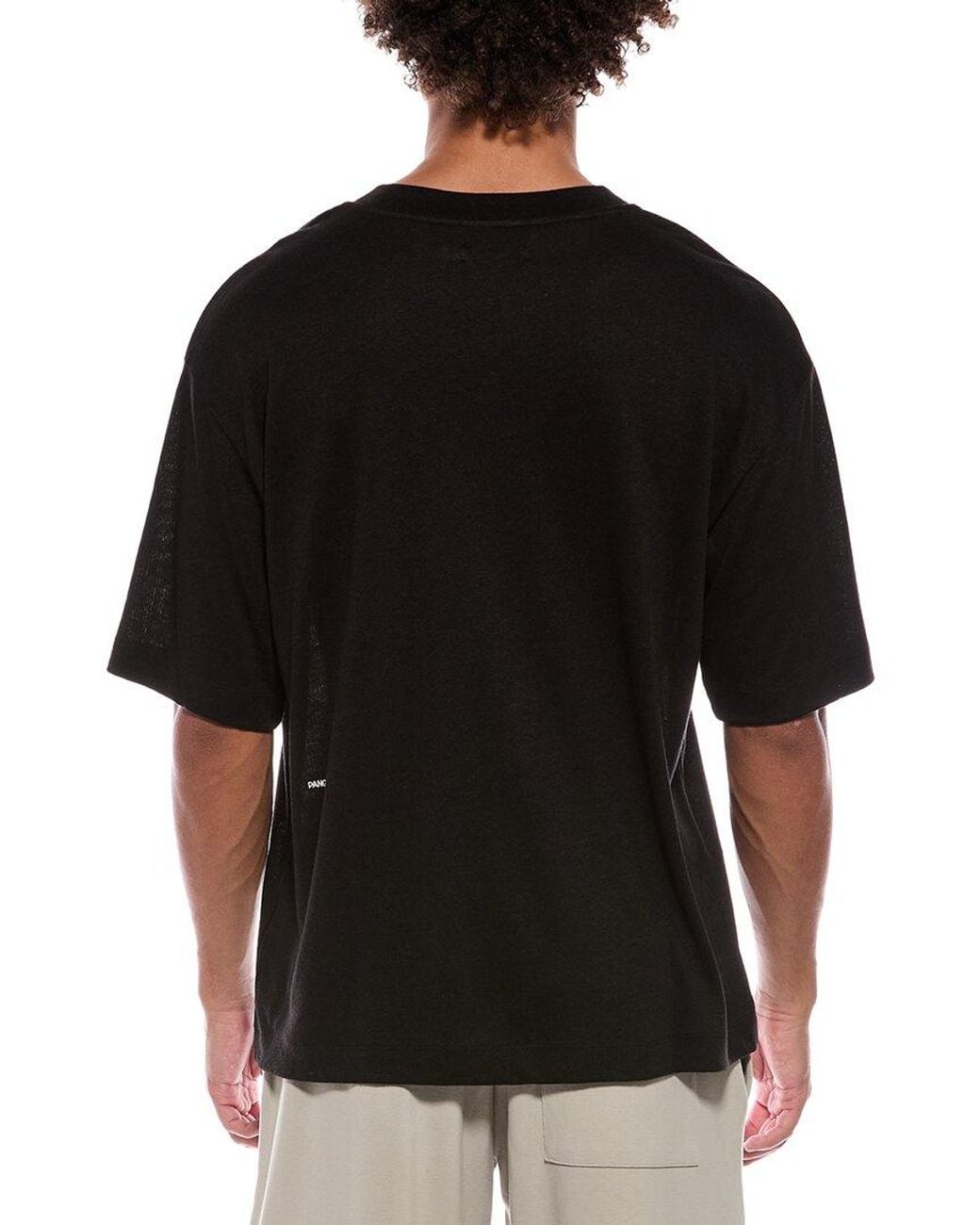 PANGAIA Black T-Shirt for men