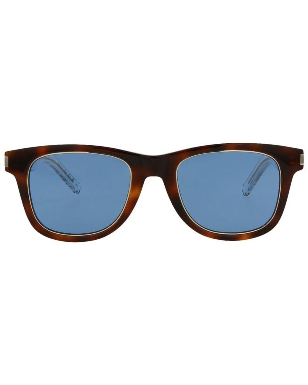 Saint Laurent Blue Sl51rim 50mm Sunglasses for men