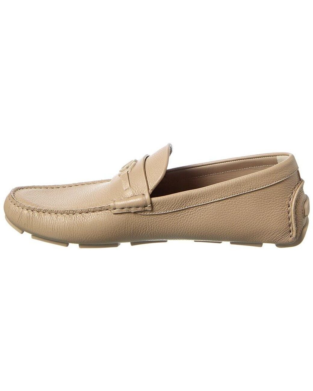 Gucci Natural Driver Leather Loafer for men