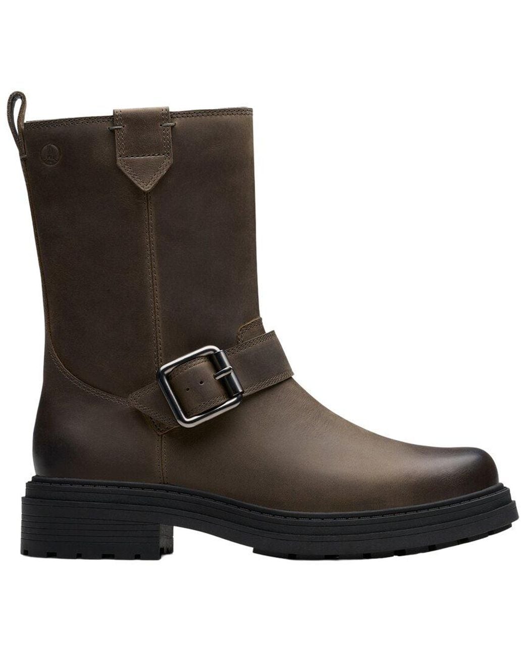 Clarks Black Dark Grey Lea Boot