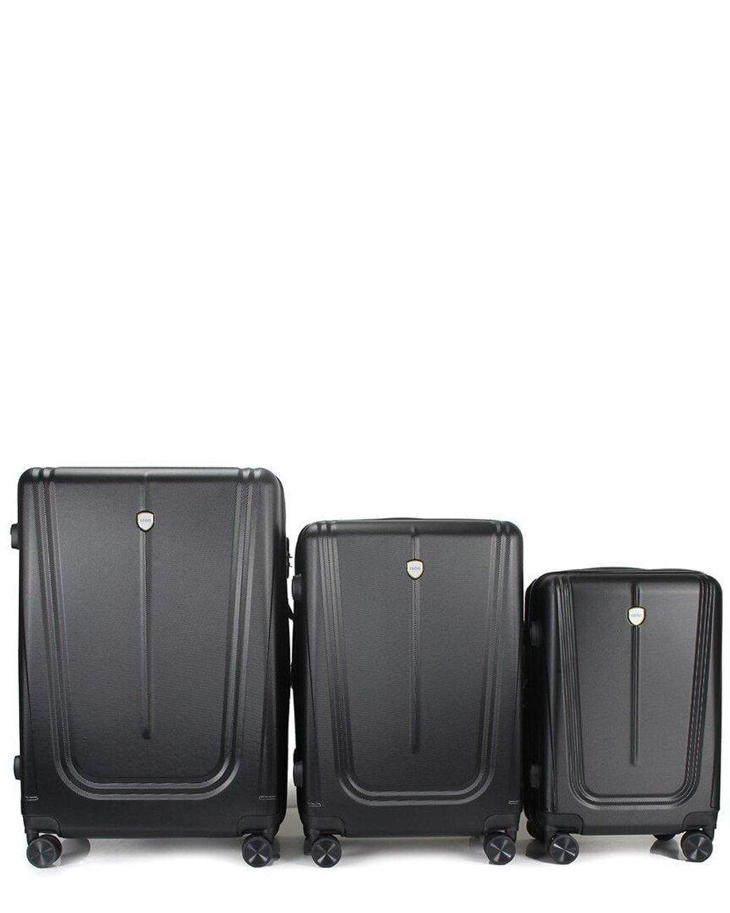 Izod Astor Designer 3pc Expandable Luggage Set in Black | Lyst UK