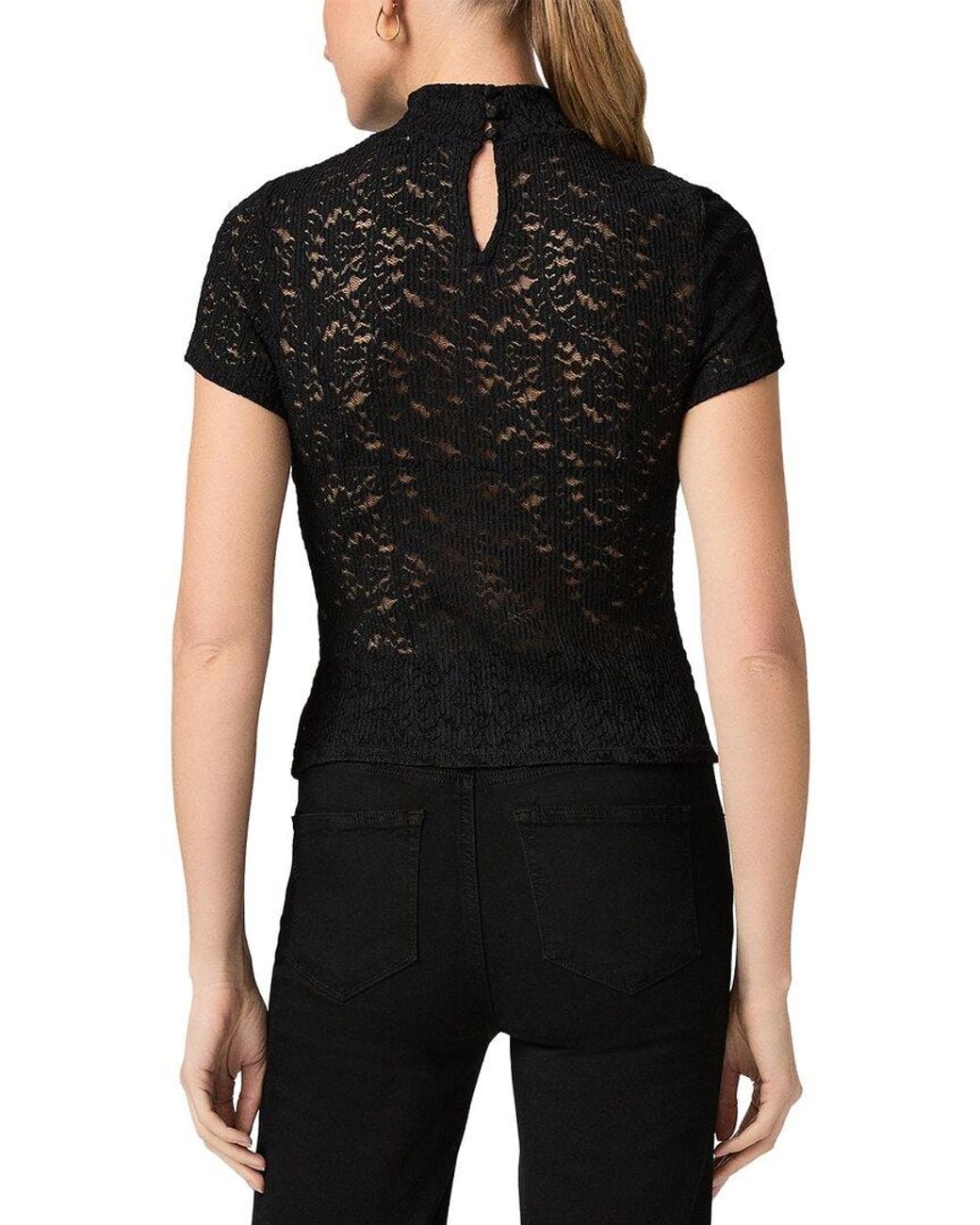 PAIGE Black June Tee