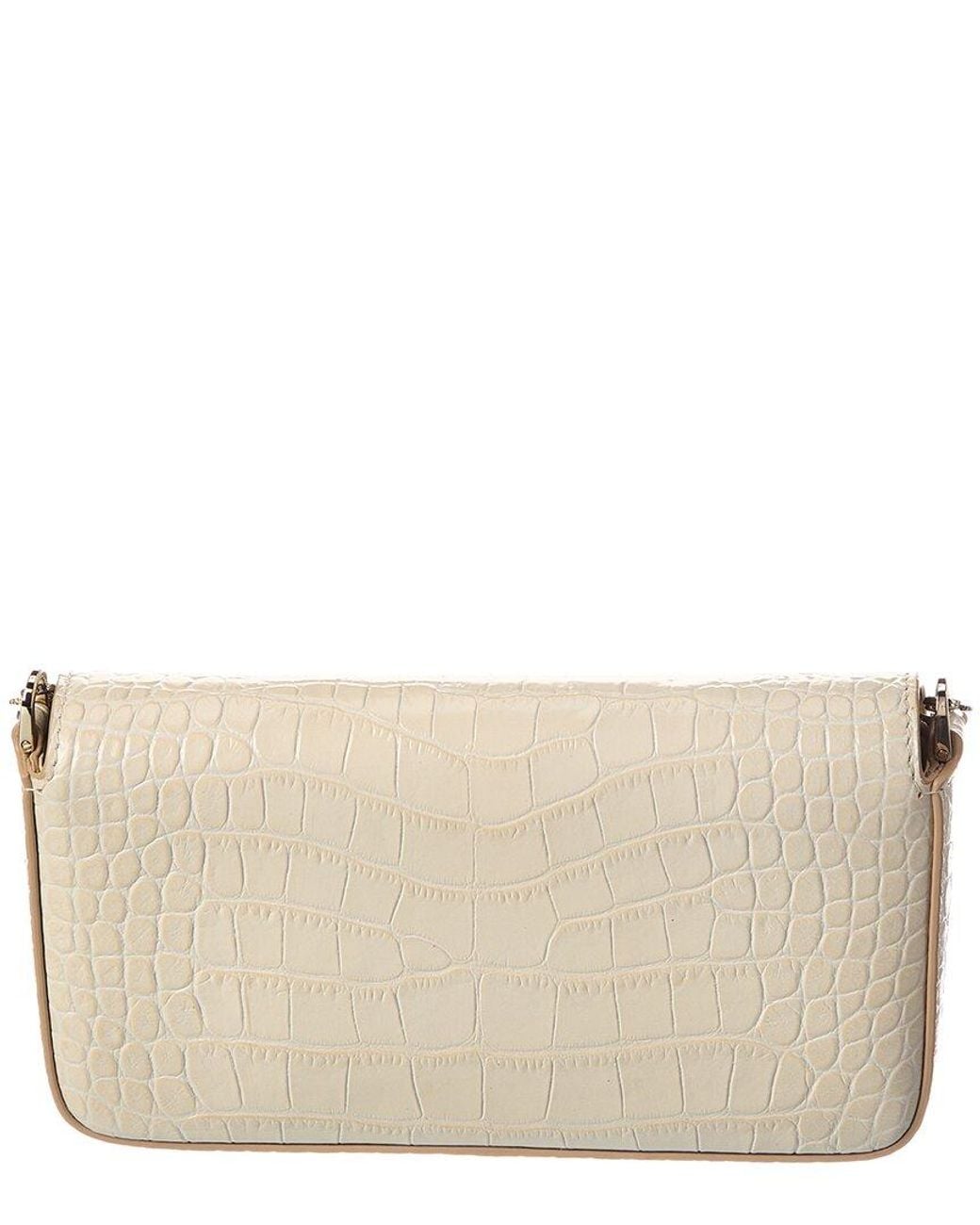 Tom Ford Natural Mini Croc-Embossed Leather Shoulder Bag