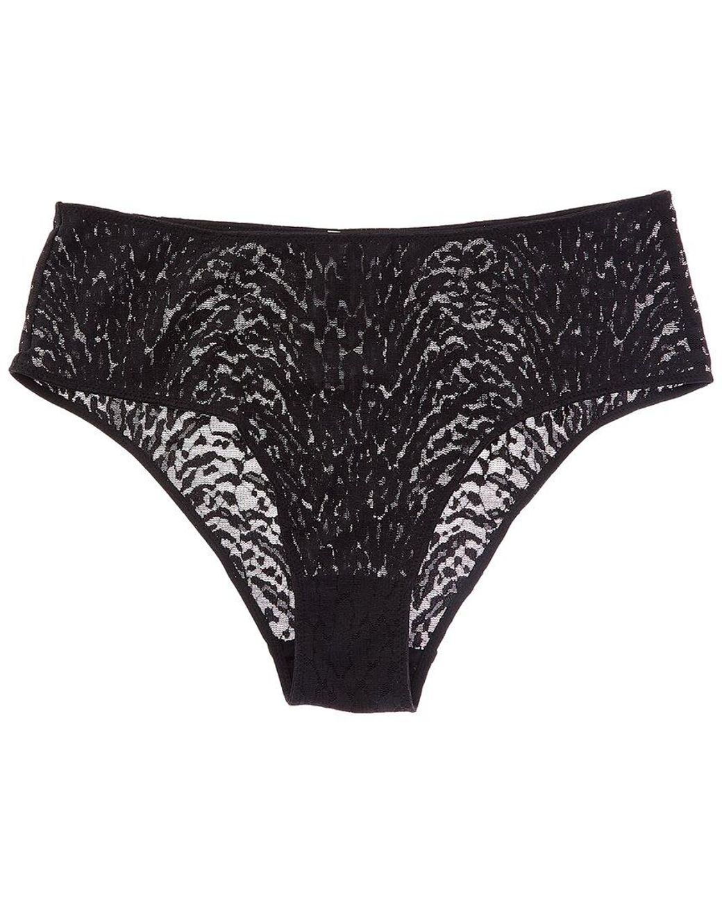Wolford Black Hiphugger Retro Brief