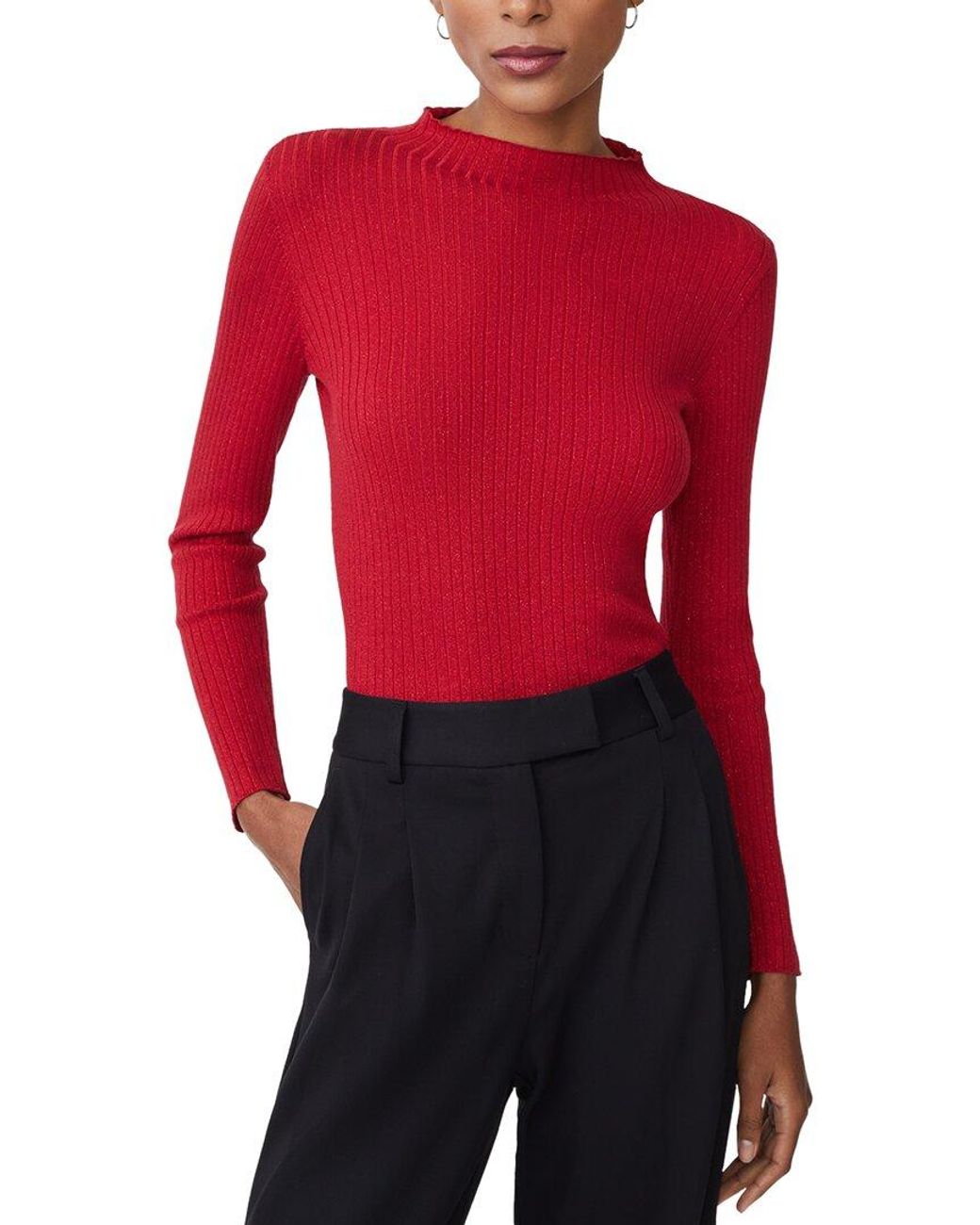 J.McLaughlin Red Sylvana Sweater