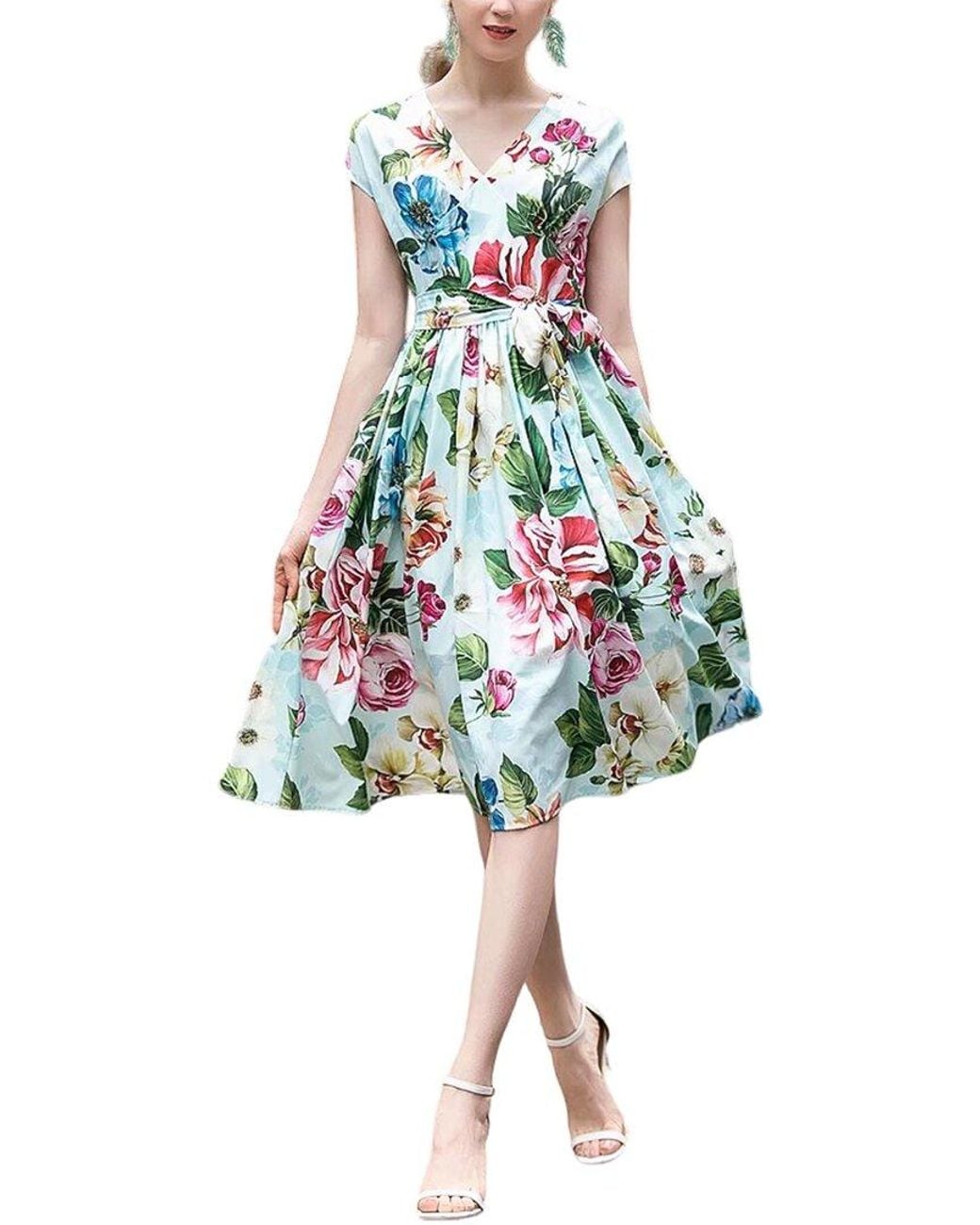 BURRYCO Blue Midi Dress