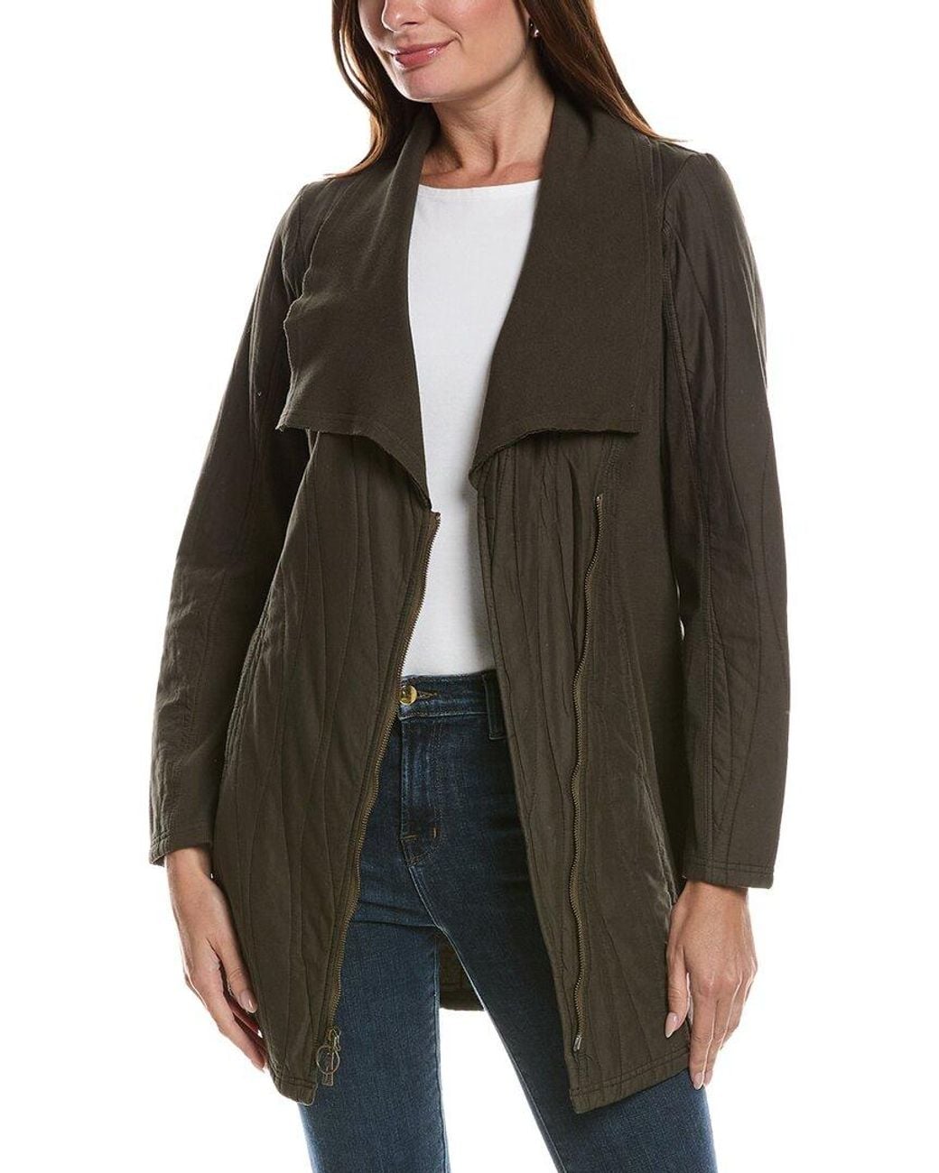 XCVI Brown Maimon Quilted Jacket