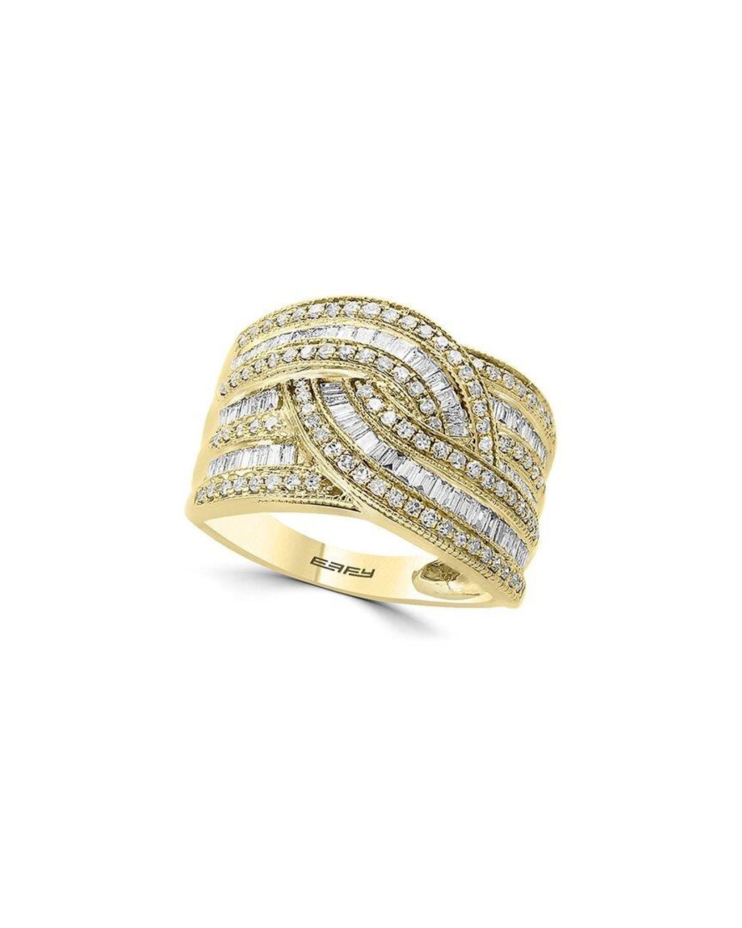 Effy Fine Jewelry White 14K 0.92 Ct. Tw. Diamond Ring