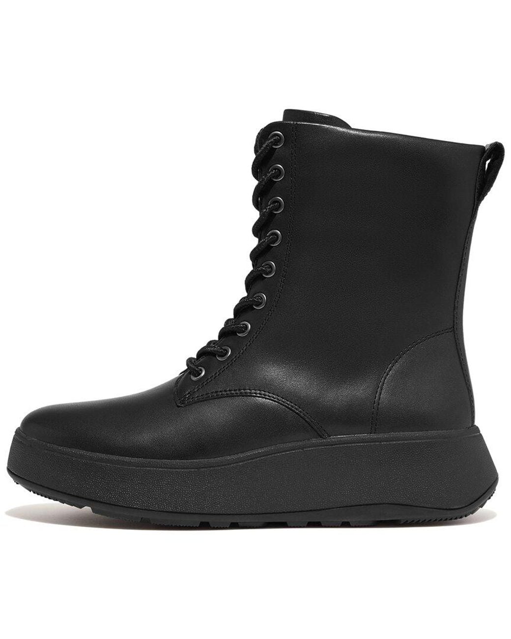 Fitflop Black F-Mode Leather Boot