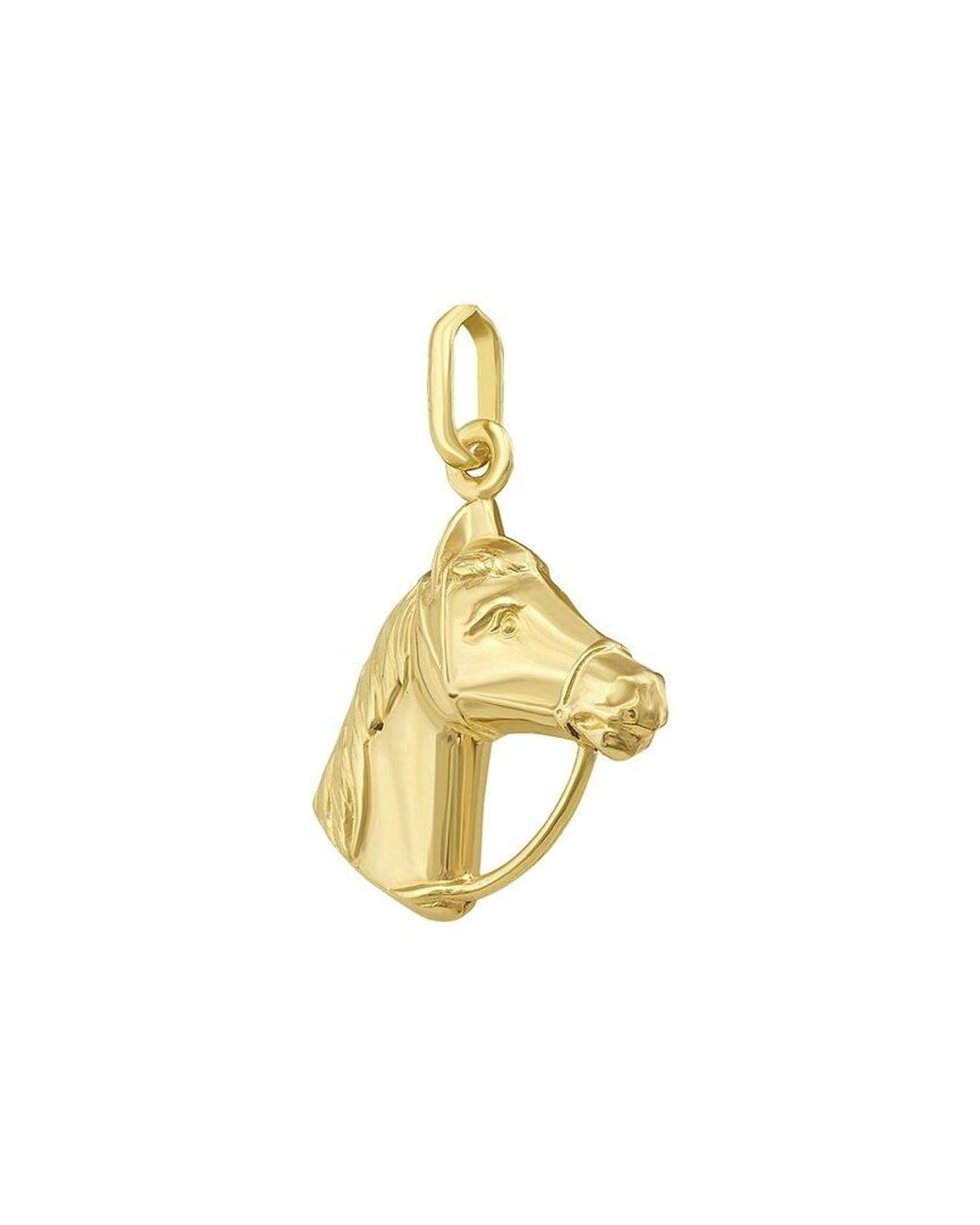 Italian Gold Metallic 14K Charm Pendant