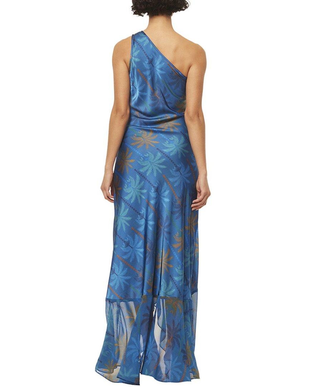 MISA Los Angles Blue Zephyr Dress