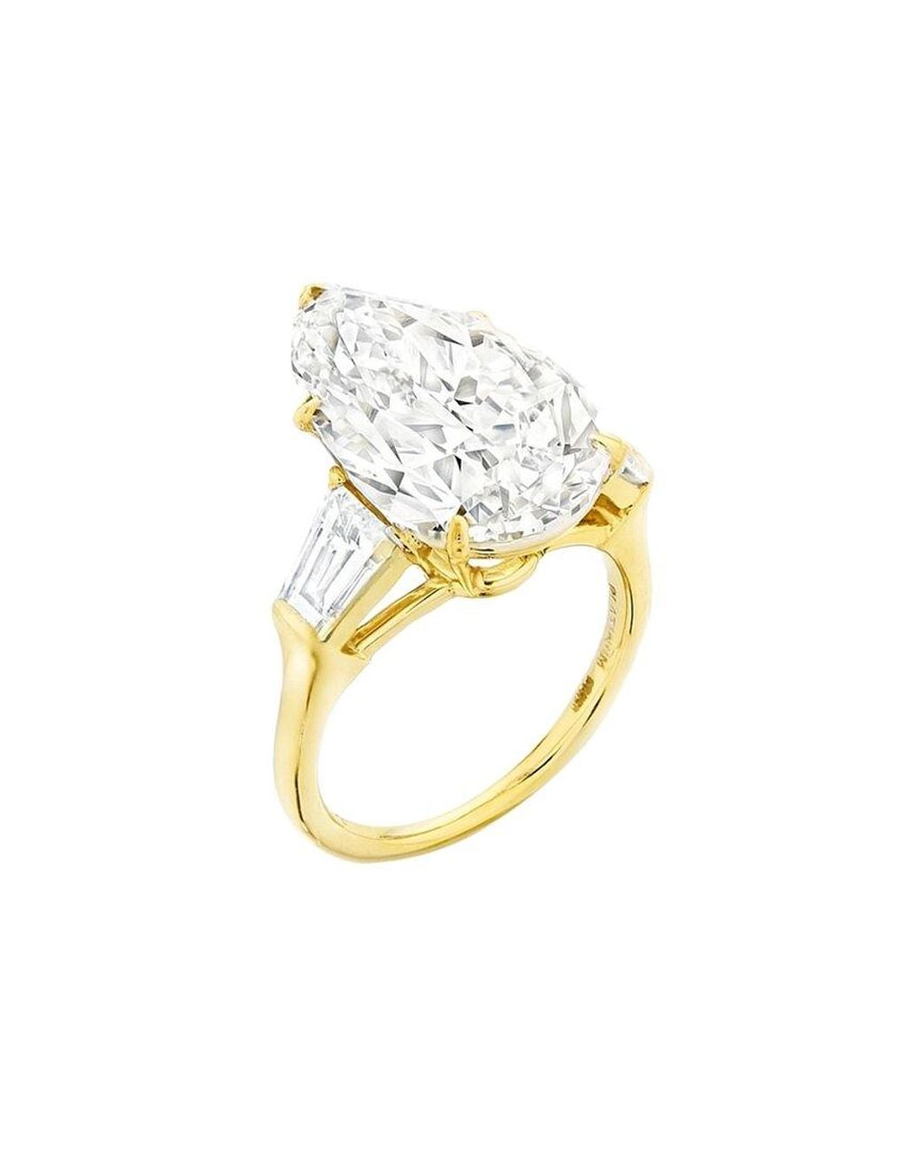 Lab Grown Diamonds Metallic 14K 10.00 Ct. Tw. Lab-Grown Diamond Ring