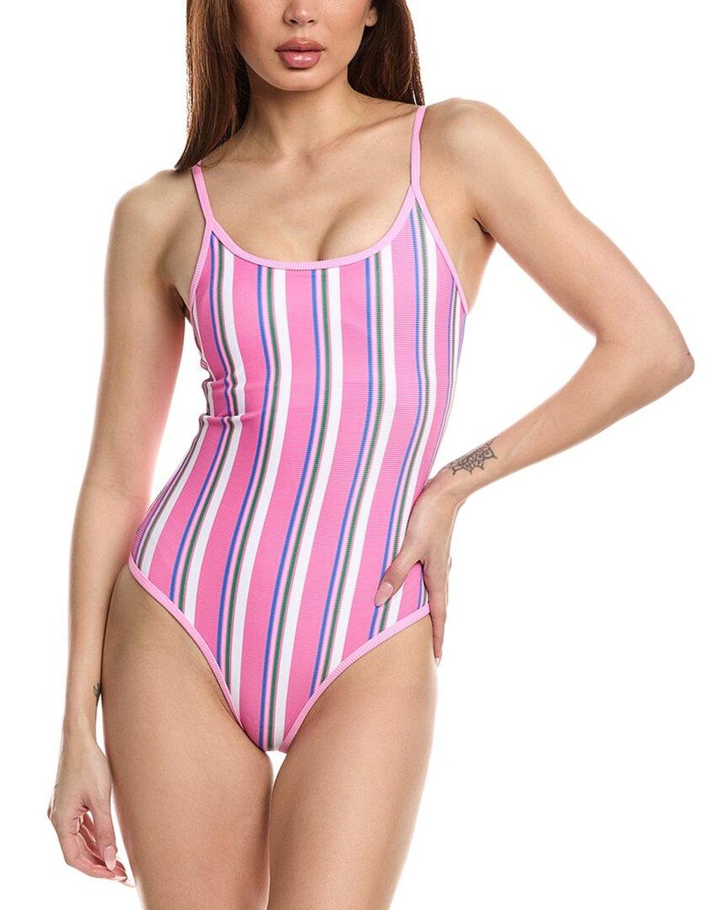 Beach Riot Pink Naomi One-Piece