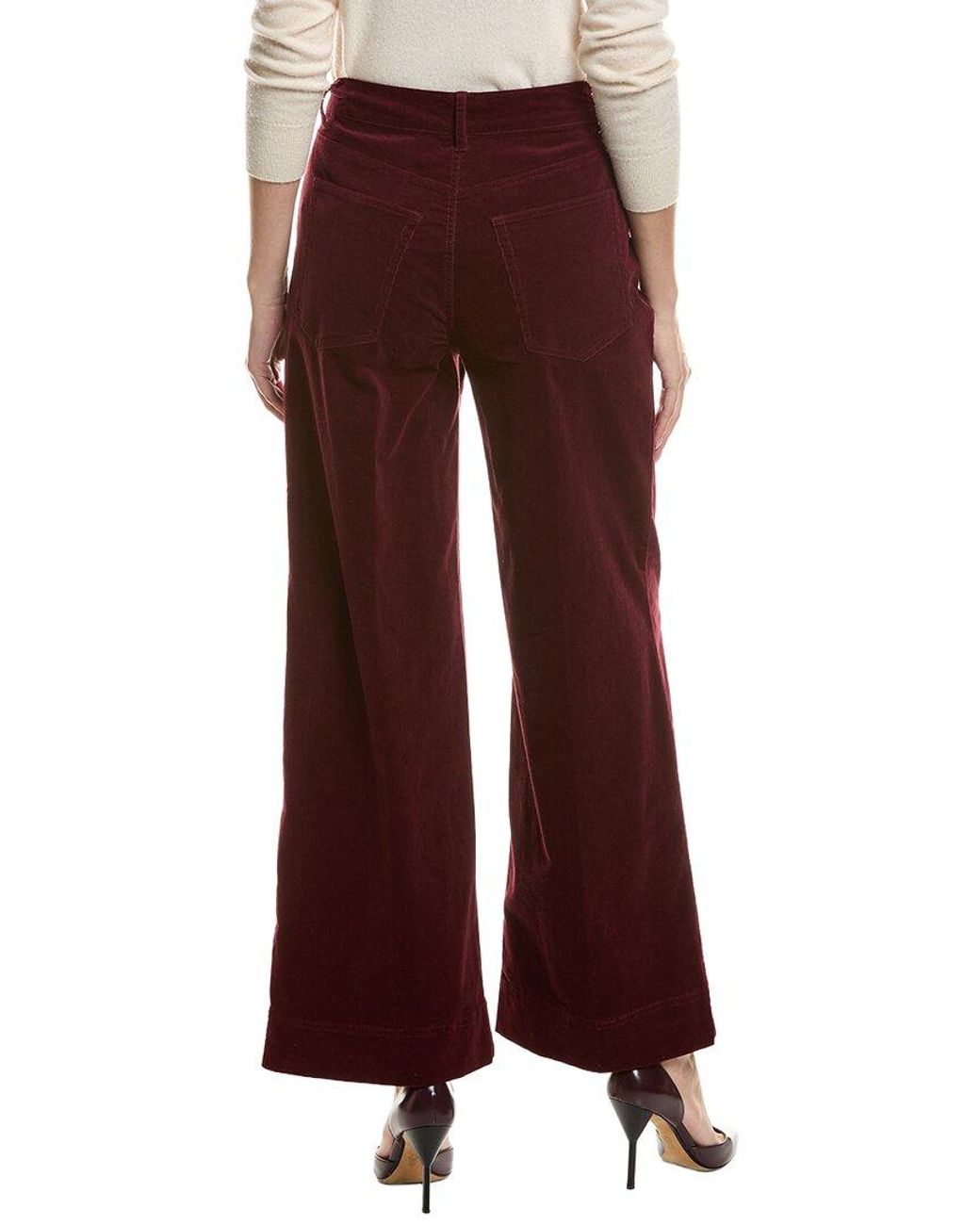 tyler boe Brown Scottie Corduroy Flare Leg Pant