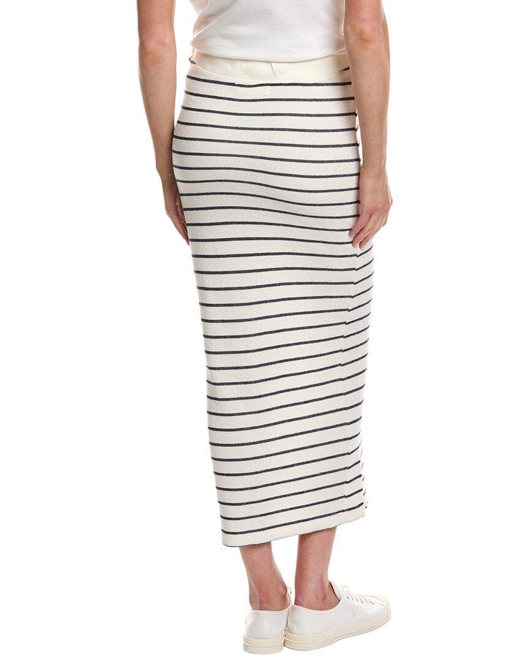 Electric and Rose White Jasmine Midi Skirt