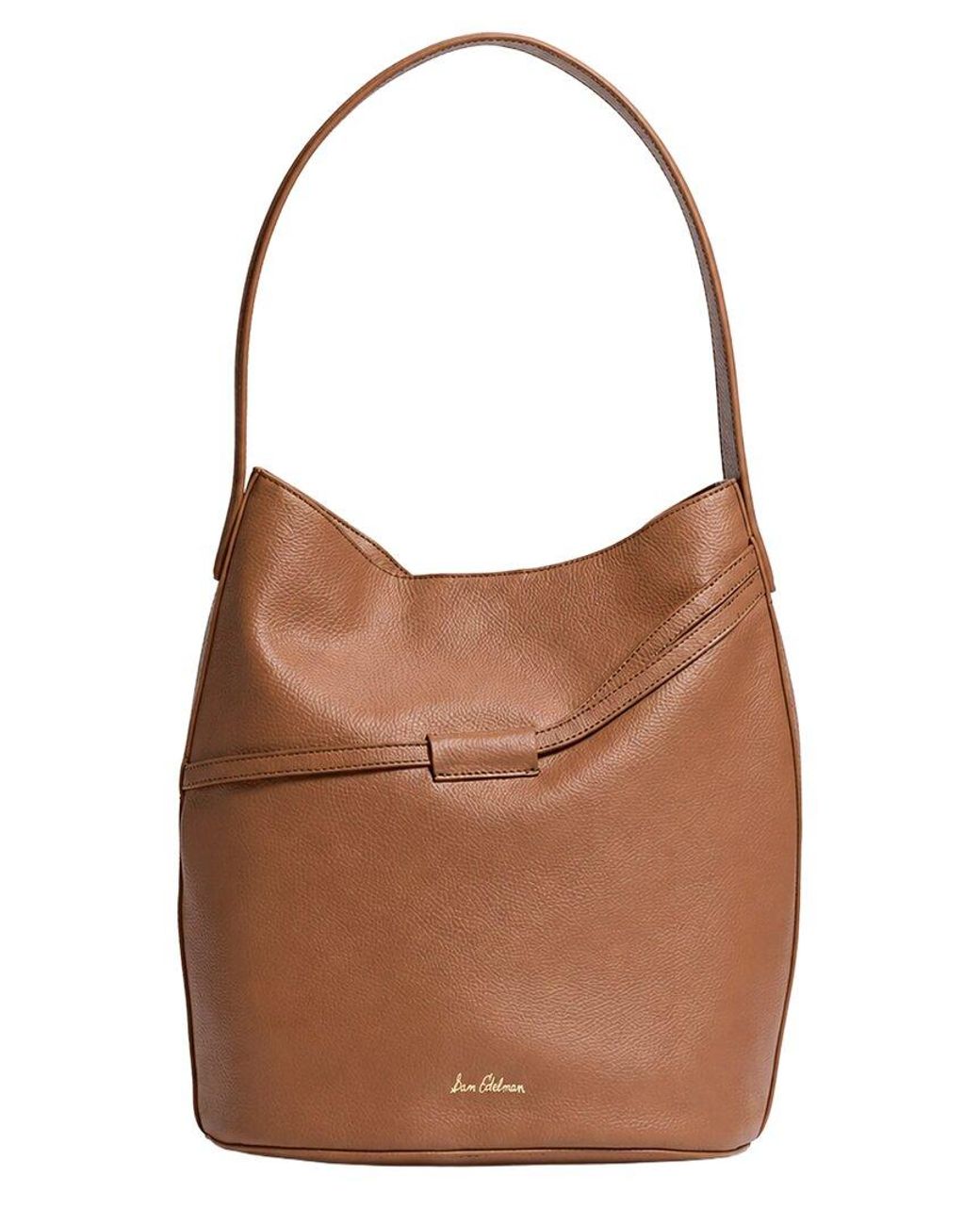Sam Edelman Brown Bex Leather Tote