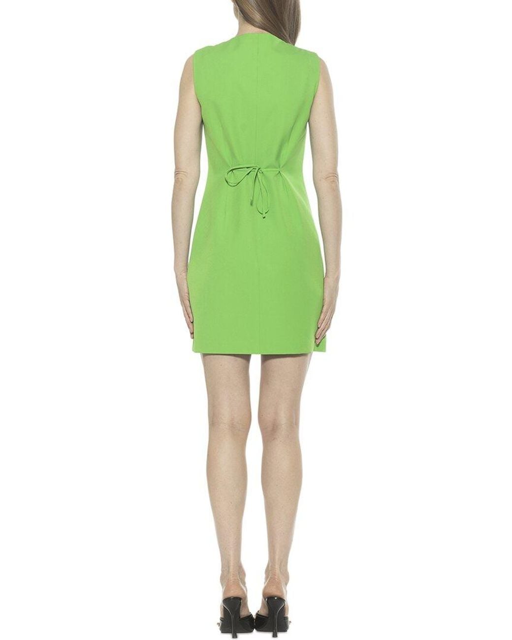 Alexia Admor Green Bridgette Shirtdress
