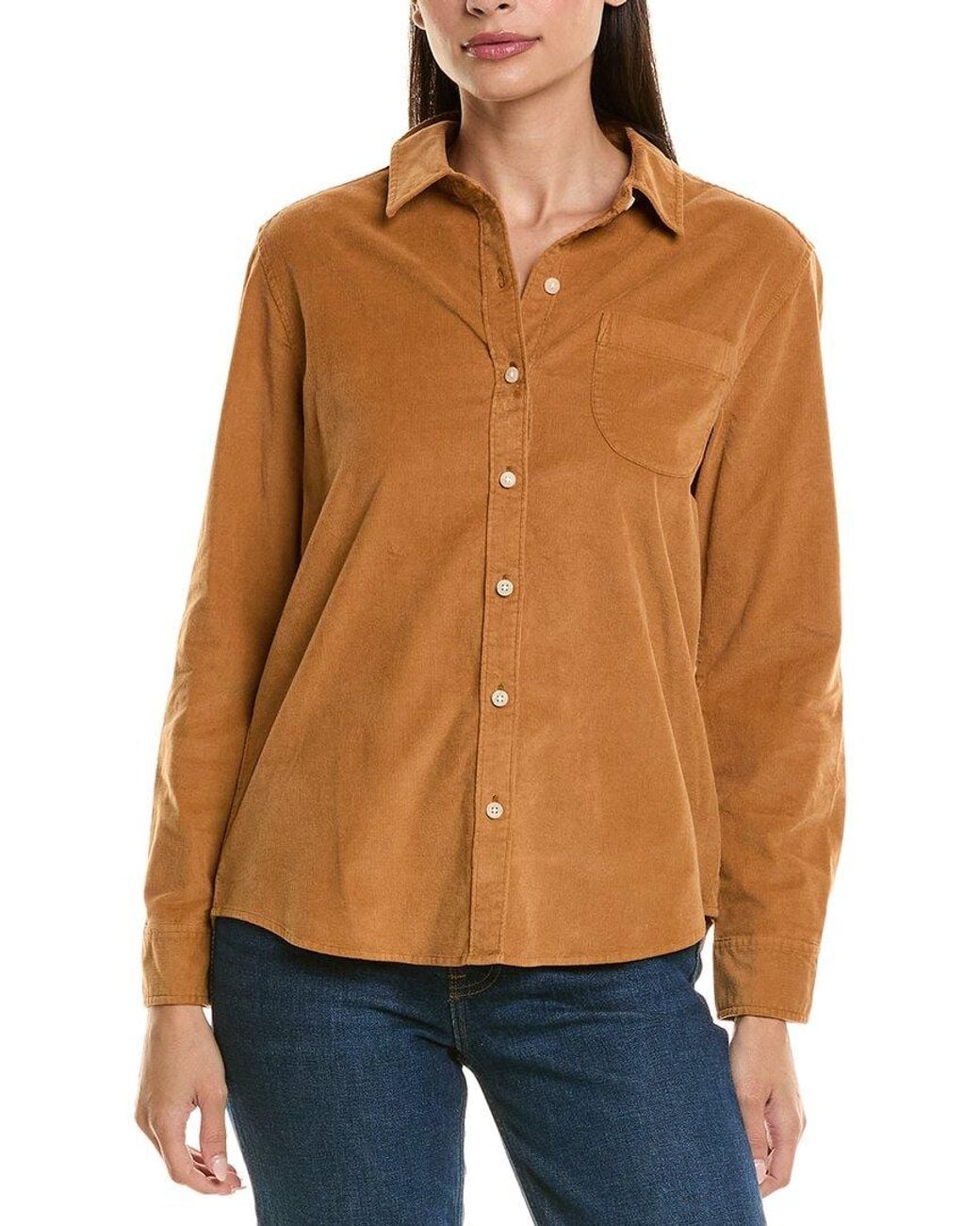 Tommy Bahama Brown Sunwashed Coasta Cord Shirt