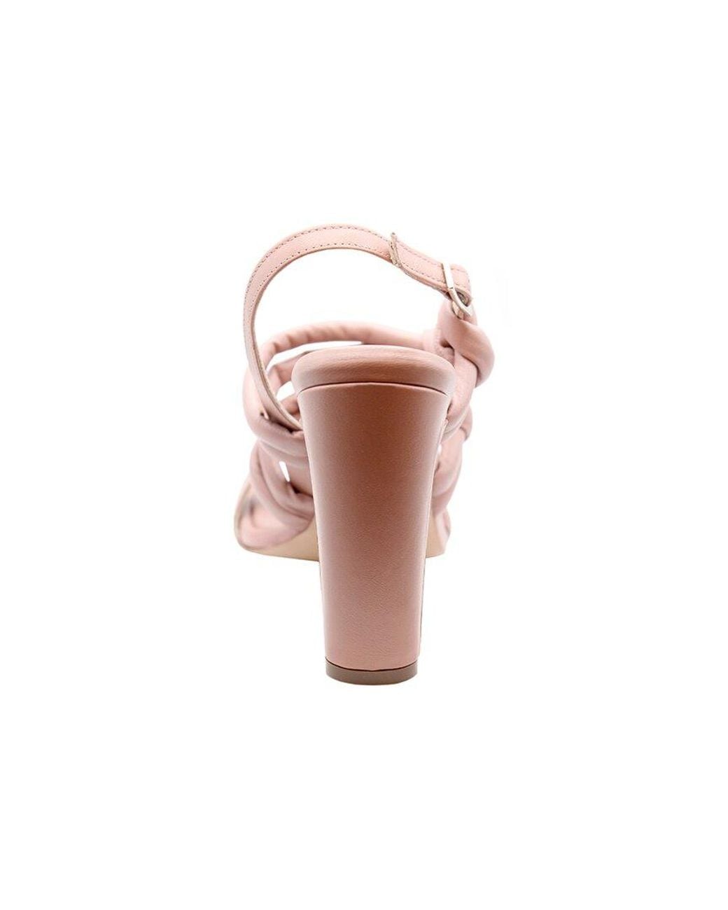 Charles David Pink Lonestar Leather Sandal