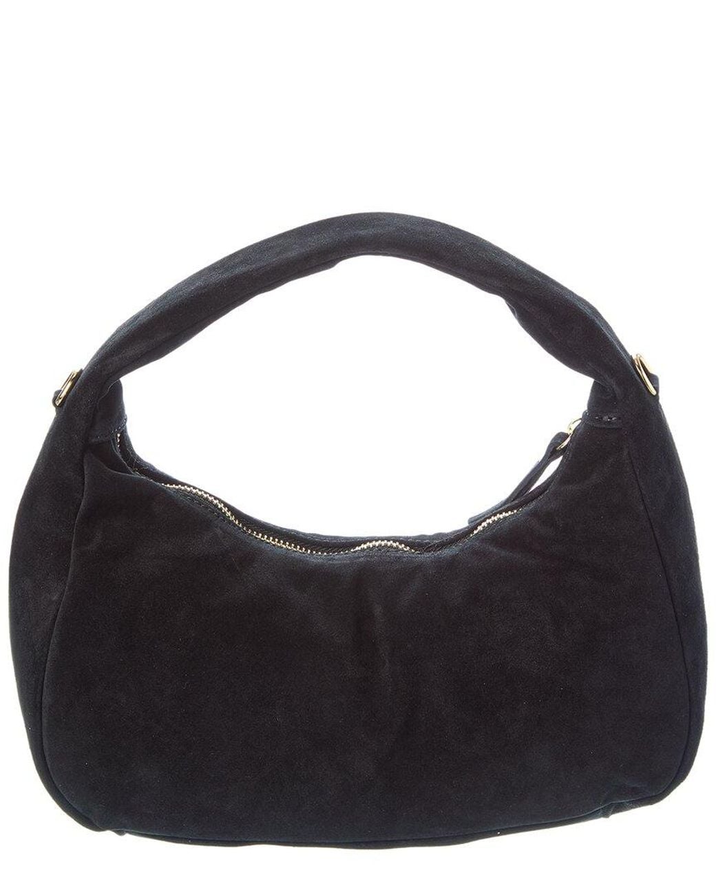 Persaman New York Blue Suede Shoulder Bag