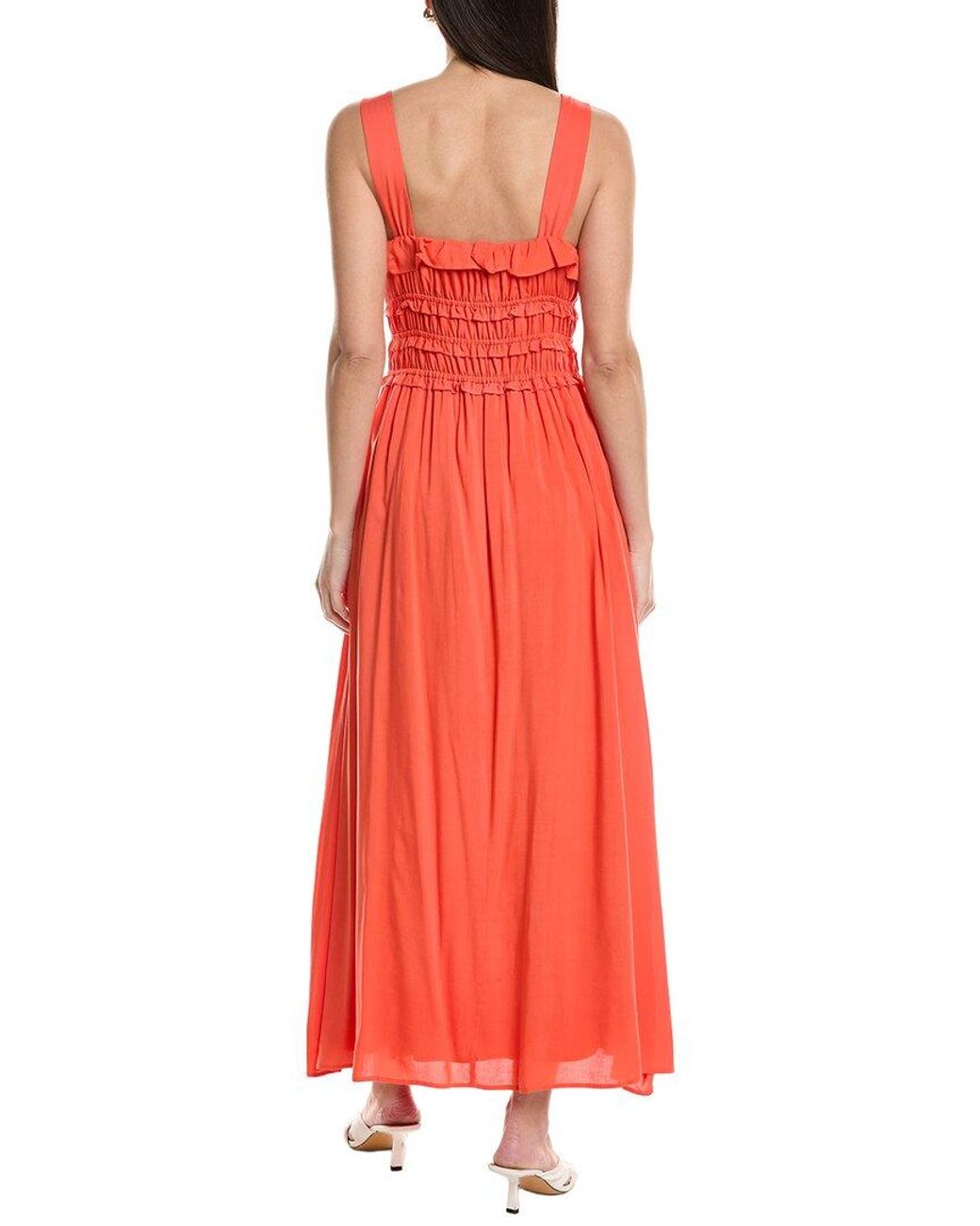 JLuxe Red Sleeveless Midi Dress
