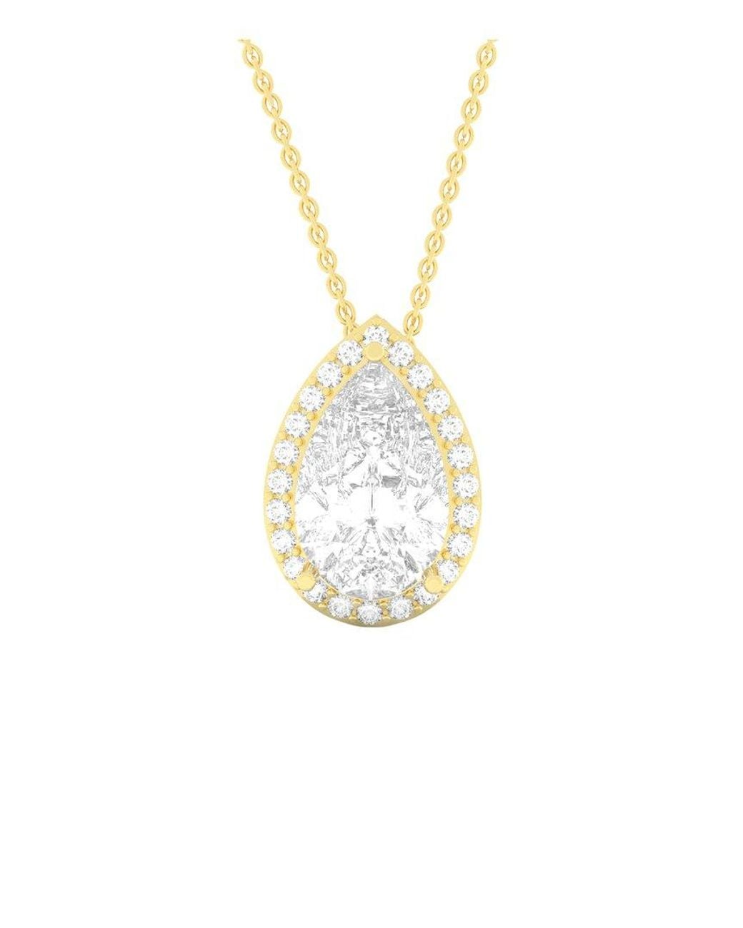 Amairah White 14K 2.00 Ct. Tw. Lab-Grown Diamond Pendant Necklace