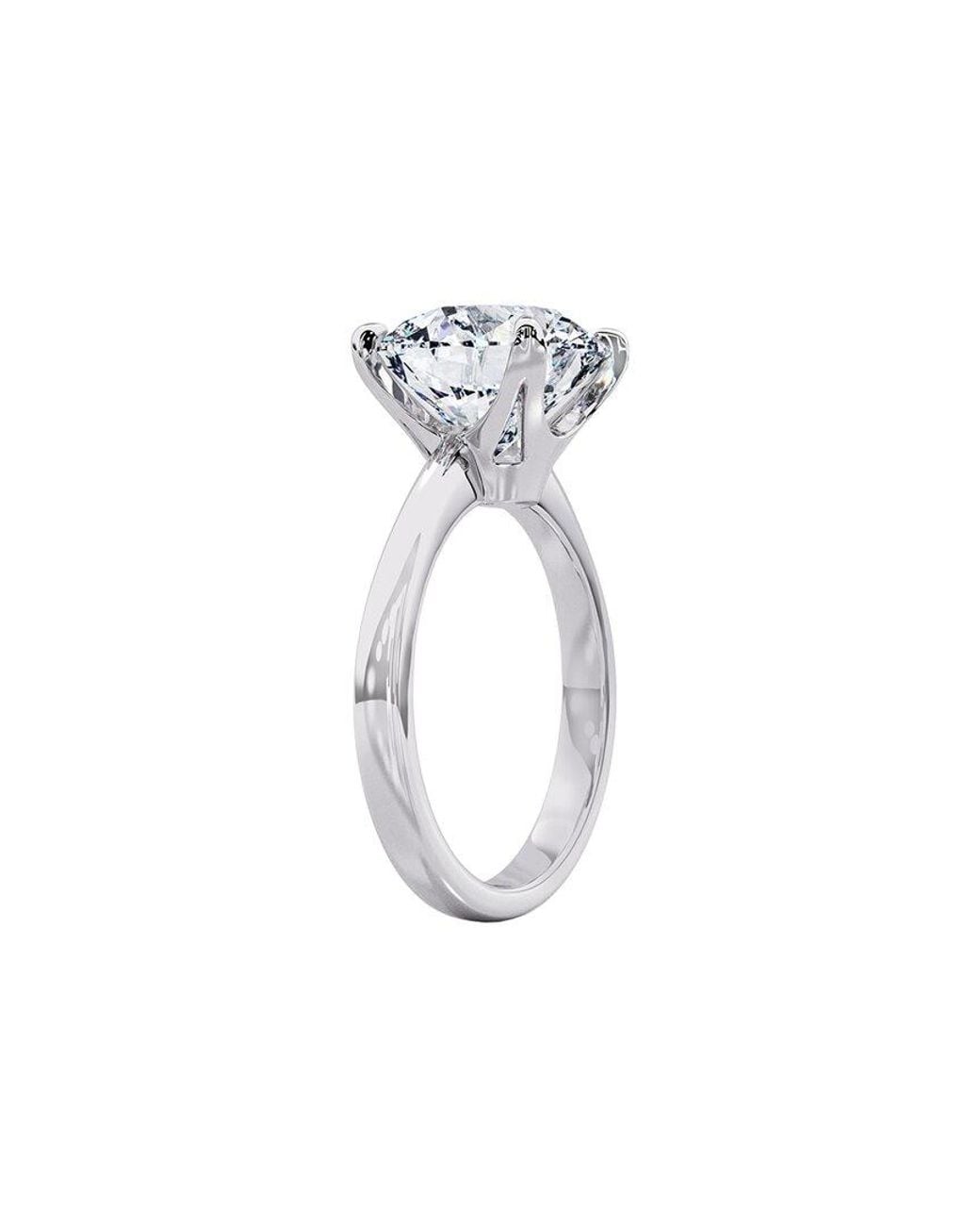 Lab Grown Diamonds White 14K 5.00 Ct. Tw. Lab-Grown Diamond Ring