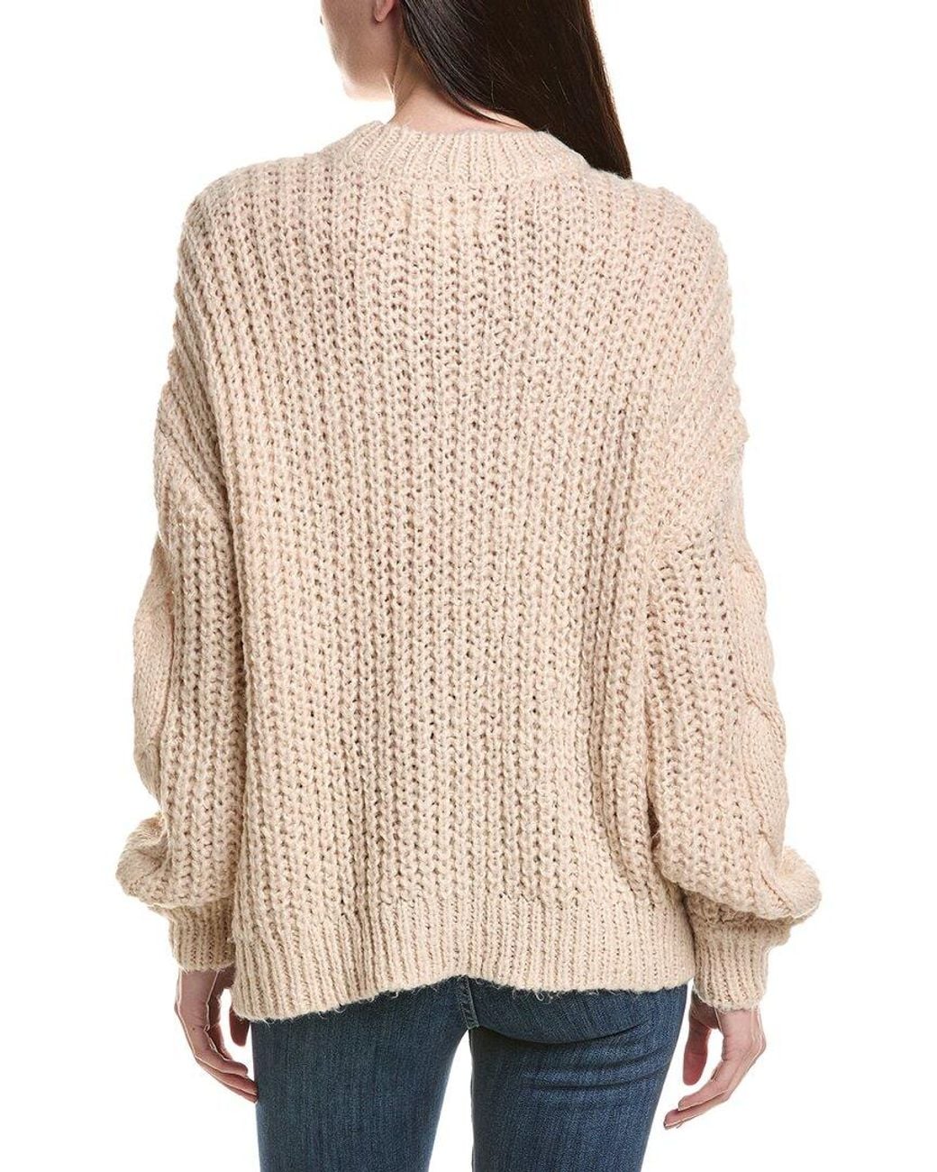 Saltwater Luxe Natural Crewneck Sweater