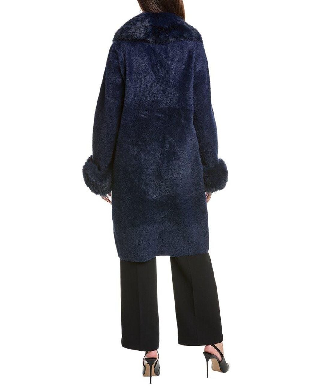 NVLT Blue Longline Coatigan